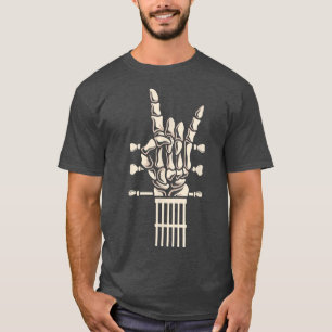 Camiseta Rock Y Skeleton Guit