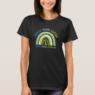 Camiseta Rock Your Socks World Down Syndrome Awareness Mont