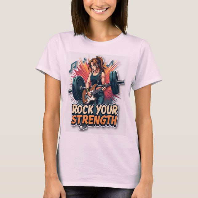 Camiseta Rock Your Strength Women's (Anverso)