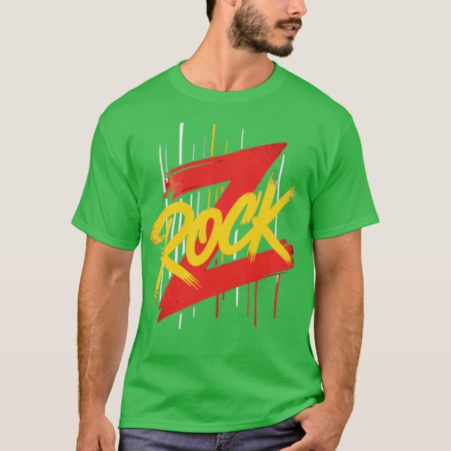 Camiseta Rock Z vintage (Anverso)