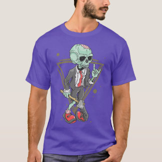 Camiseta Rock zombi en