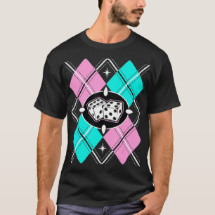Camiseta Rocka de la década de 1950 con vestuario de choqu