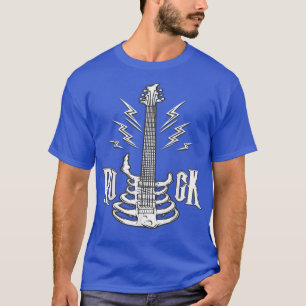 Camiseta Rockabilly 1950 Sock Hop Skeleton Rock N Roll