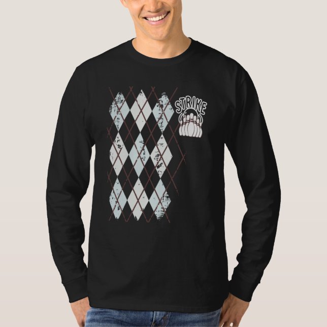 Camiseta Rockabilly Bowling Men Women Retro 50s Sock Hop Ar (Anverso)