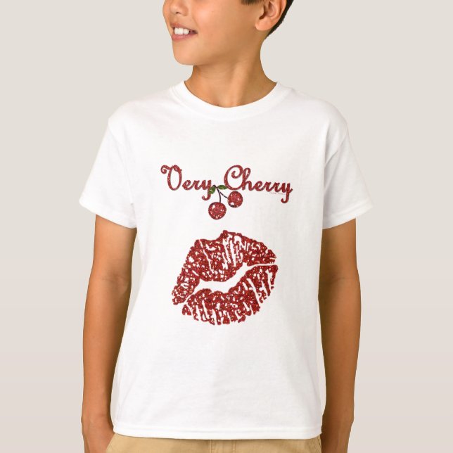 Camiseta Rockabilly Muy Cherry Kiss (Anverso)