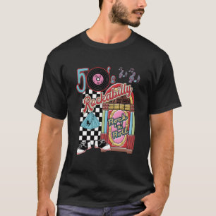 Camiseta Rockabilly Vamos Al Clásico Retro De Los Años 50