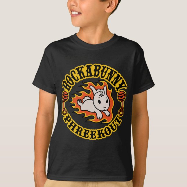 Camiseta ¡Rockabunny Phreekout! (Anverso)