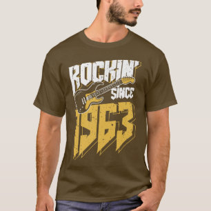 Camiseta Rockeando Desde 1963 Fan de la Música Rock Vintage