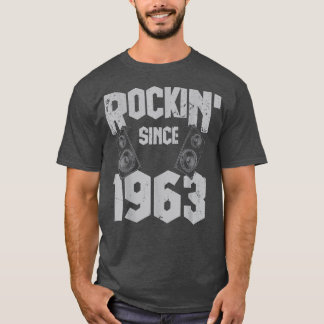 Camiseta Rockeando Desde 1963 Fan de la Música Rock Vintage