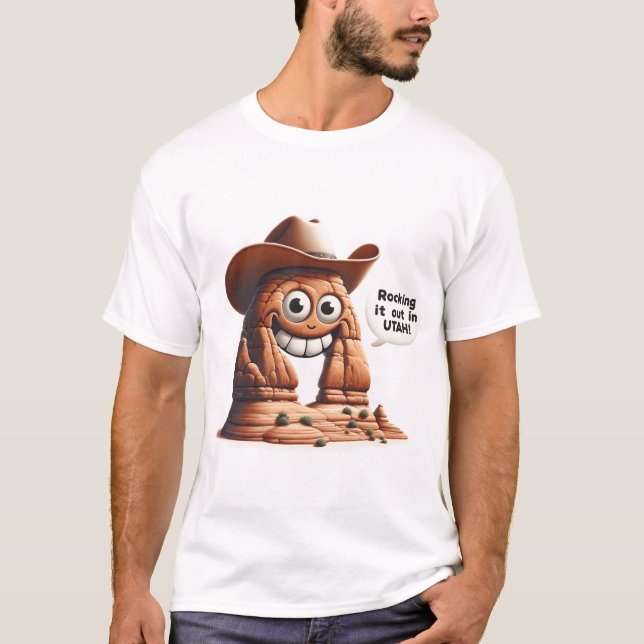 Camiseta Rockeando en Utah (Anverso)