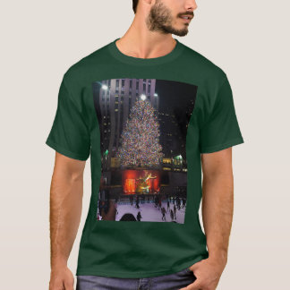 Camiseta Rockefeller Center Christmas Tree Scene