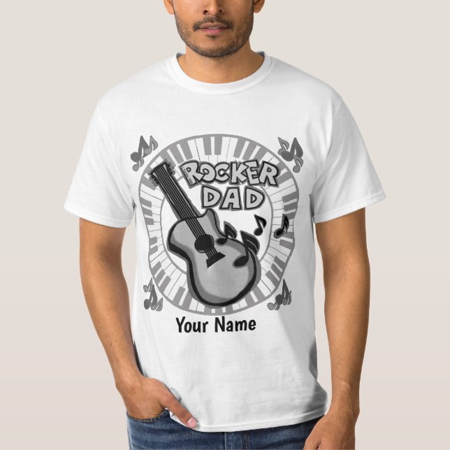 Camiseta Rocker Dad (Anverso)