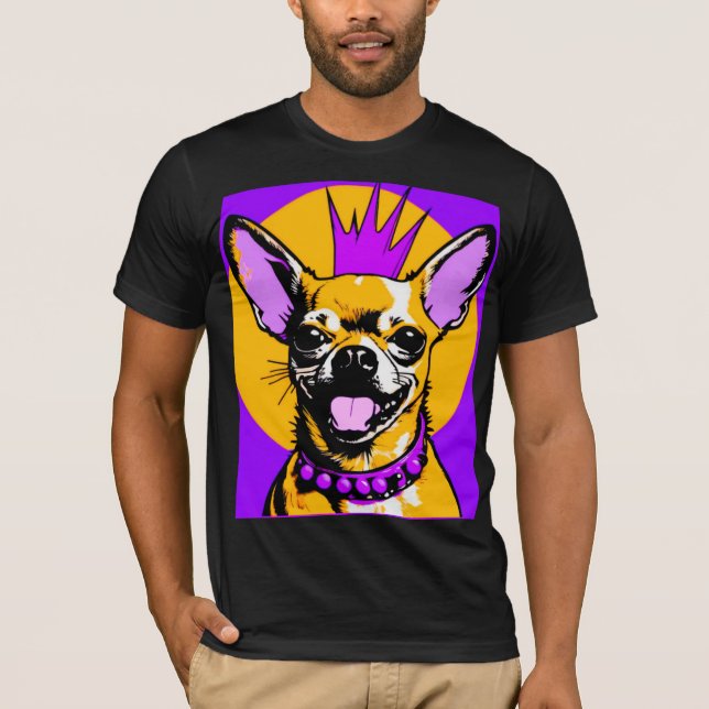 CAMISETA ROCKER DE PUNK CHIHUAHUA 7 (Anverso)