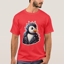 CAMISETA ROCKER DE PUNK PENGUINO 13