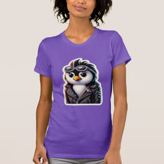 CAMISETA ROCKER DE PUNK PENGUINO 2