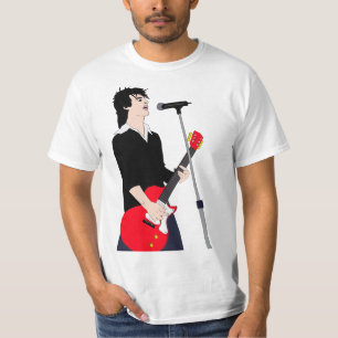 Camiseta Rocker Guy Guitar Player Music Art