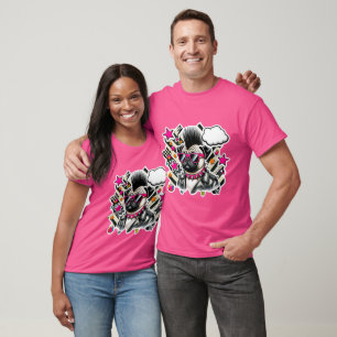 Camiseta ROCKER-PUG 8 DE punk