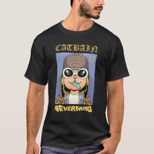Camiseta Rockero de Catbain Cuato Gato Costume Guitarra Art