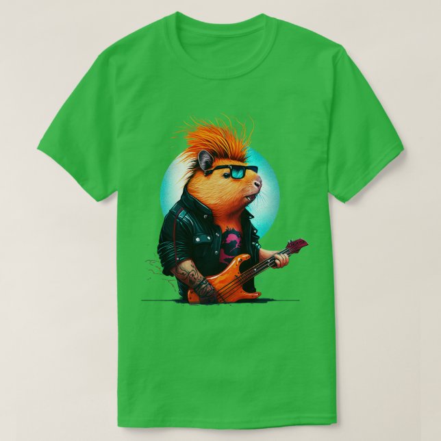 Camiseta Rockero de Chigüiro 6 (Diseño del anverso)