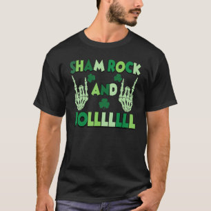 Camiseta Rockero De Manos De Moda Y Rodaje De Moda St Patri