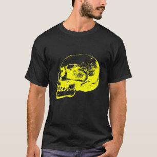 Camiseta Rockero pirata de cráneo muerto ave hueso de Varni