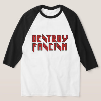 Camiseta Rockero retro - Destruir el fascismo