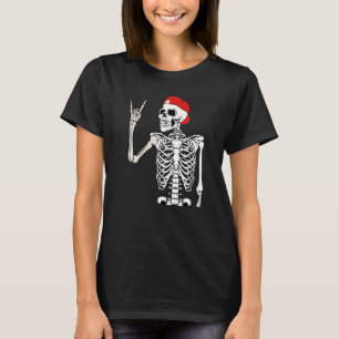 Camiseta Rockero Skeleton Rock Halloween Disstume