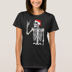 Camiseta Rockero Skeleton Rock Halloween Disstume