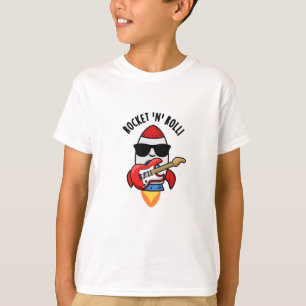Camiseta Rocket And Rolly Funny Rocket Pun