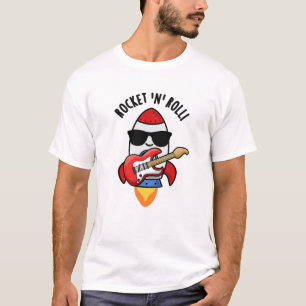 Camiseta Rocket And Rolly Funny Rocket Pun