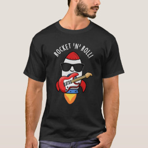 Camiseta Rocket And Rolly Funny Rocket Pun Dark BG