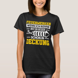 Camiseta Rocket Böllern Nochevieja Pyrotechnik