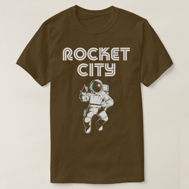 Camiseta Rocket City Huntsville AL Alabama (Diseño del anverso)