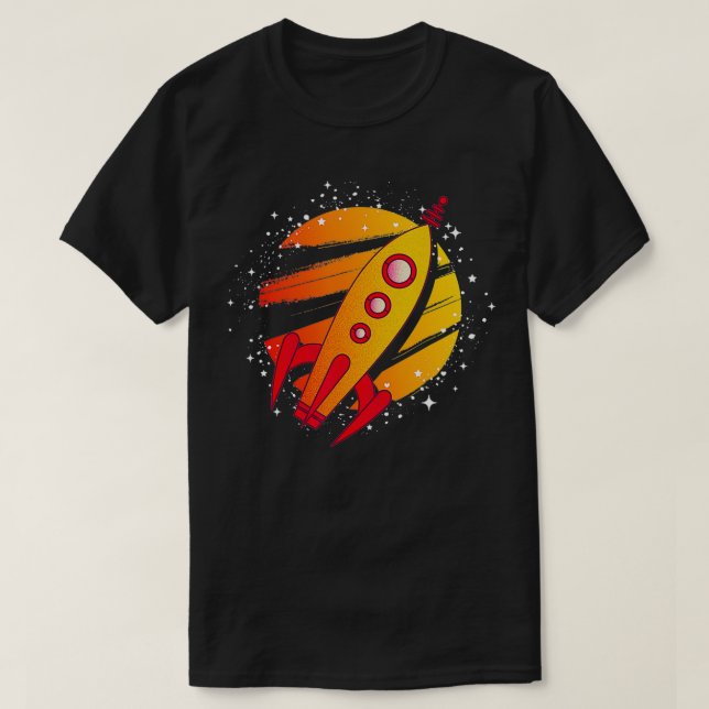 Camiseta Rocket Future Astronaut Junior Cosmonaut Kids Astr (Diseño del anverso)