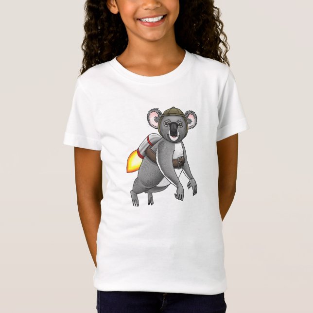 Camiseta Rocket Koala (Anverso)