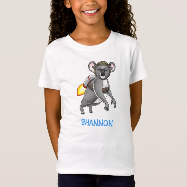 Camiseta Rocket Koala Bear (Anverso)