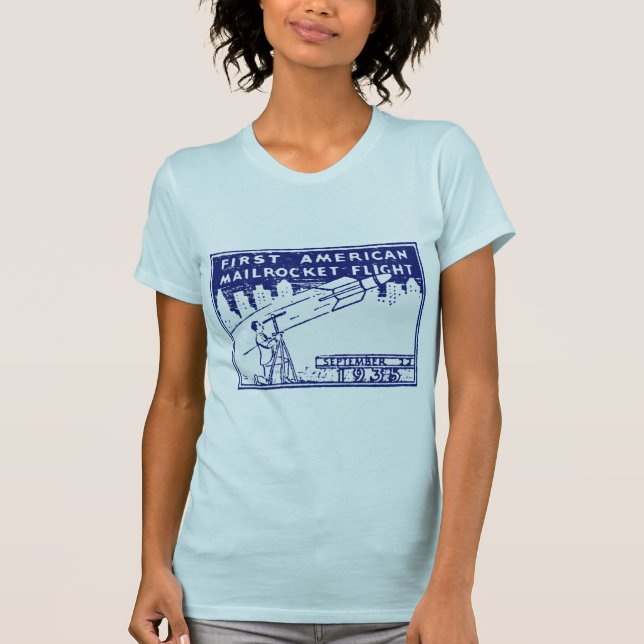 Camiseta Rocket Mail de Estados Unidos 1935 (Anverso)