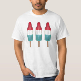 Camiseta Rocket Pop Popsicle Red White Blue Julio 4 Estados