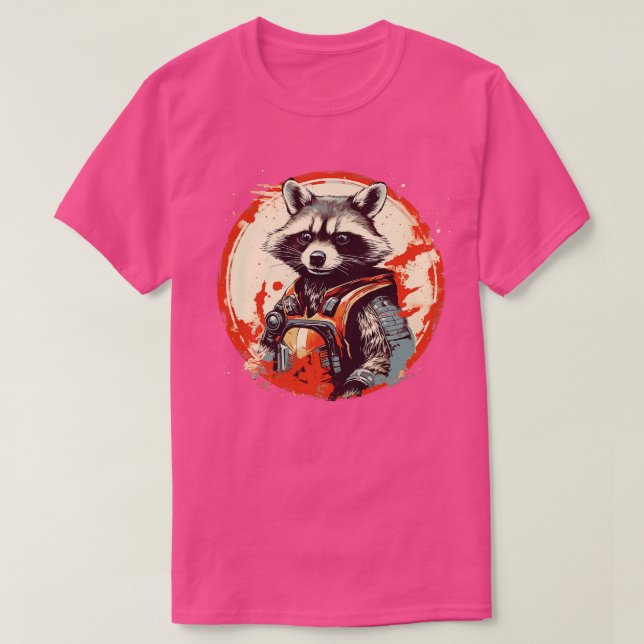 Camiseta Rocket Raccoon (Diseño del anverso)