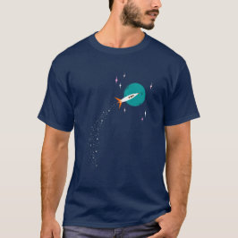Camiseta Rocket retro a la luna