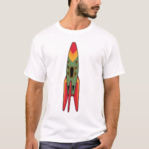 Camiseta Rocket retro - color