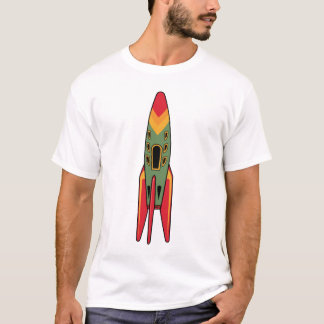 Camiseta Rocket retro - color