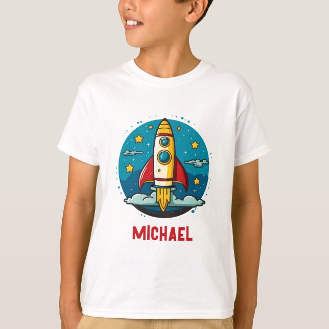 Camiseta Rocketship (Anverso)