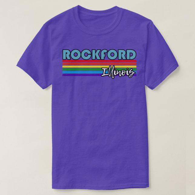 Camiseta Rockford Illinois Pride Rockford regalo LGBT LGBTQ (Diseño del anverso)