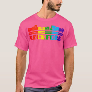 Camiseta Rockford Pride Rockford LGBT Gift LGBTQ Supporter