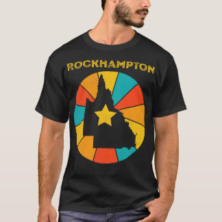 Camiseta Rockhampton Queensland Vintage Molestage Souvenir