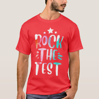 Camiseta Rockheestesting Day Motivationaleacher vintage