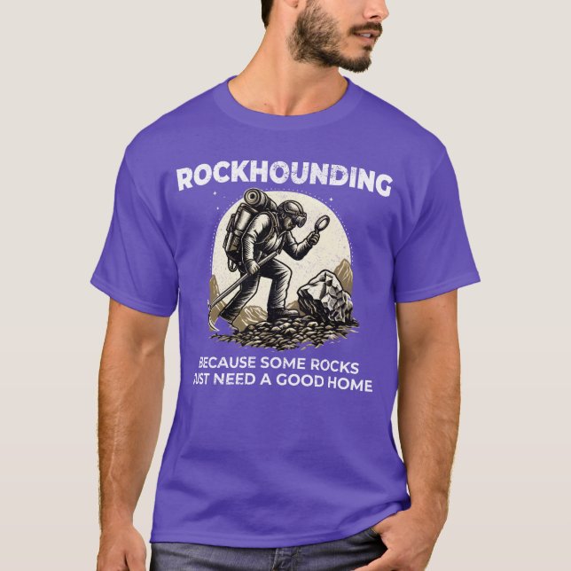 Camiseta Rockhound Rocky terrain Rock Collecting Collector  (Anverso)