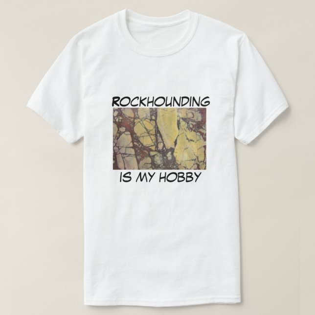 Camiseta Rockhounding es mi hobby foto de Agante Rojo Amari (Diseño del anverso)