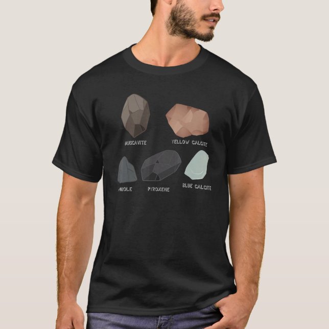 Camiseta Rockhounding Rock Collecting Muscavite Pyroxene Ca (Anverso)